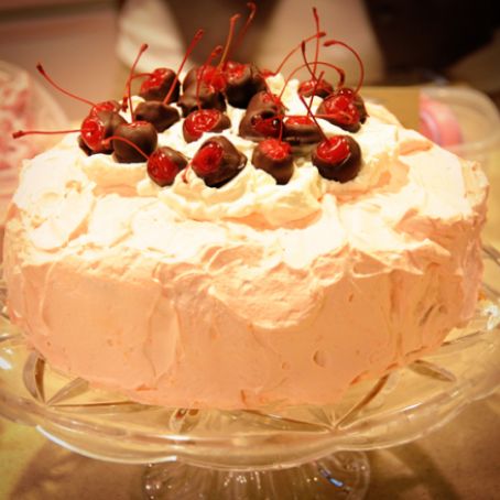 Cherry Chocolate Chip Cake