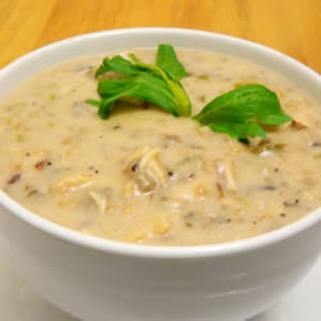 Cream of Chicken with Wild Rice Soup