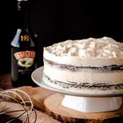 Guinness Stout Cake with Bailey's Cream Cheese Frosting