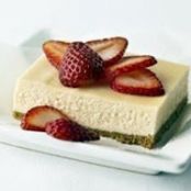 New York Style Sour Cream-Topped Cheesecake