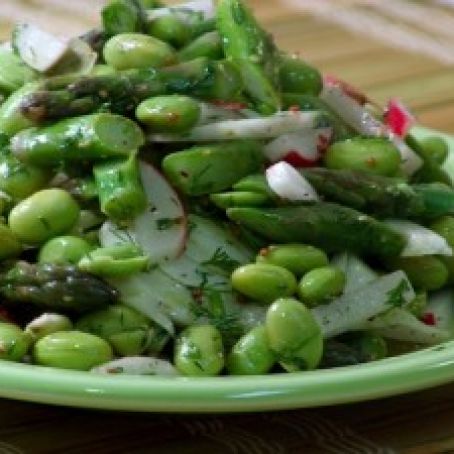 Edamame and Asparagus Salad