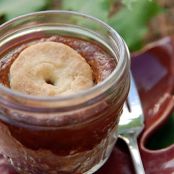 Sugar Pie baked in jar