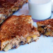 The Elvis Sandwich (Grilled Peanut Butter, Bacon, and Banana)