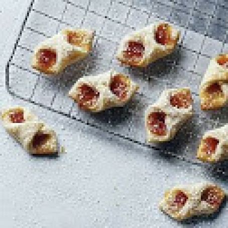 Bow Tie Cookies with Apricot Preserves