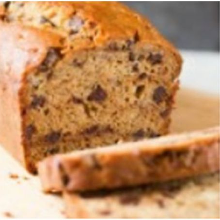 Peanut Butter Banana Bread with Chocolate Chips
