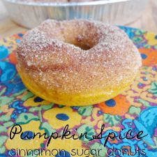 Pumpkin Spice Cinnamon Sugar Donuts