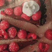Dark Chocolate Raspberry Tart