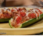 Pizza Zucchini Boats