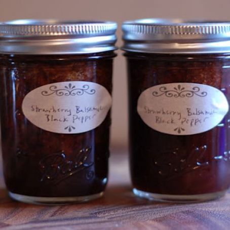 Strawberry Balsamic Black Pepper Jelly