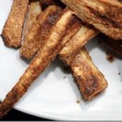 Nut Butter Crusted Parsnip Fries