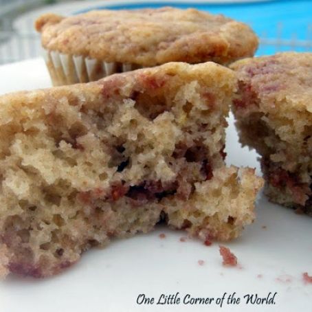 Lemon Raspberry Swirl Muffins
