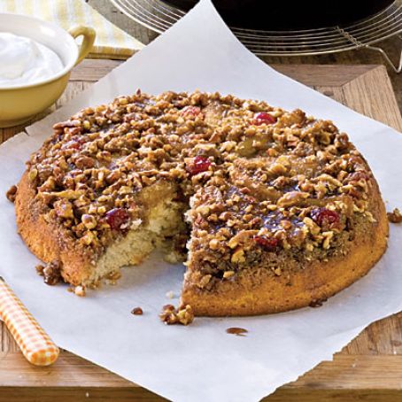 Bananas Foster Upside-down Coffee Cake