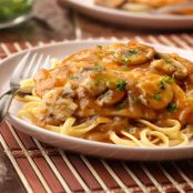 Chicken in Sweet Onion Mushroom Sauce