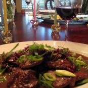 Scaloppine d'Anatra alle Ciliegie e Grappa