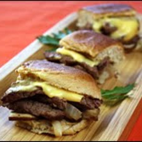 Philly Cheesesteak Sliders