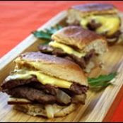 Philly Cheesesteak Sliders
