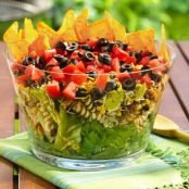 Layered Mexican Party Salad