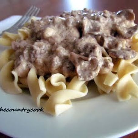 Ground Beef Stroganoff