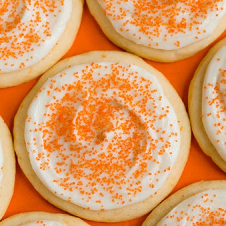Orange Creamsicle Sugar Cookies