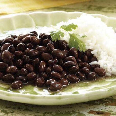 Black Bean Soup with Rice