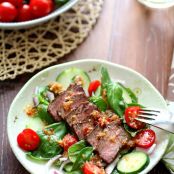 Spicy Basil Beef Salad