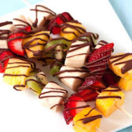 Frozen Fruit Skewers