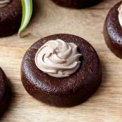 Vegan Chocolate Cashew Cream Filled Chocolate Hazelnut Cookies