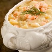 Paula Deen's Potato Soup with Shrimp