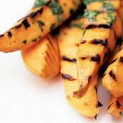 GRILLED SWEET POTS w/LIME VINAIGRETTE