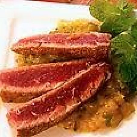 Seared Tuna with Mango Salsa