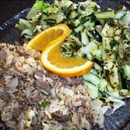 Hamburger Fried Rice