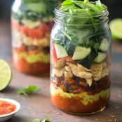 Chicken - Chicken Taco Salad-in-a-Jar