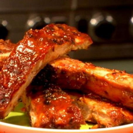 Fall-off-the-Bone Ribs in Barbecue Sauce