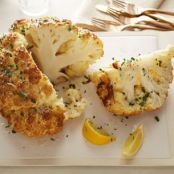 Mustard-Parmesan Whole Roasted Cauliflower