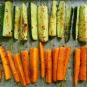 Oven Roasted Carrots & Zucchini