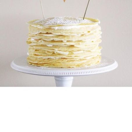 Crème Brûlée Crepe Cake