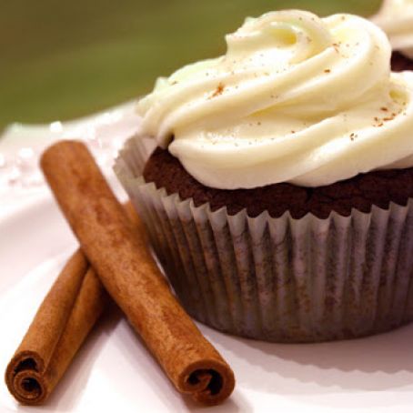 Spiced Chocolate Stout Cupcakes