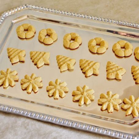 Spritz Cookies (gluten/grain free)