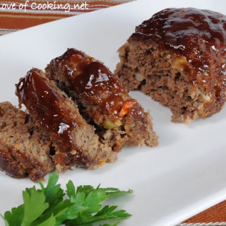 Meatloaf w/ bbq glaze****