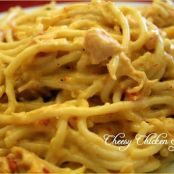 Cheesy Chicken Spaghetti
