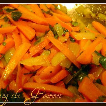 Moroccan-Style Carrots with Mustard Seeds and Orange