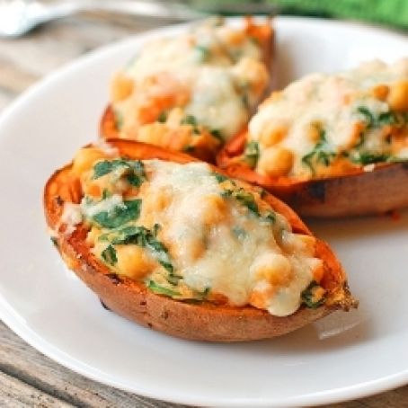 Healthy Sweet Potato Skins