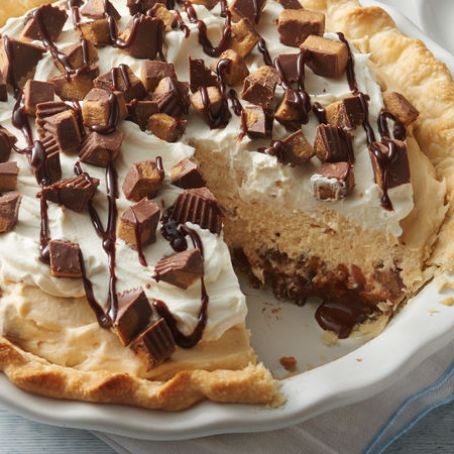 Peanut butter Cup cream pie