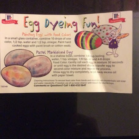 Egg Dyeing