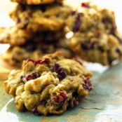 Oatmeal Cranberry White Chocolate Chunk Cookies