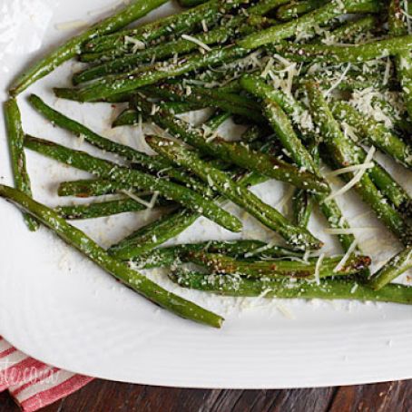 Roasted Parmesan Green Beans