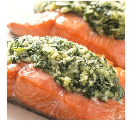 5-Ingredient Spinach-Stuffed Salmon