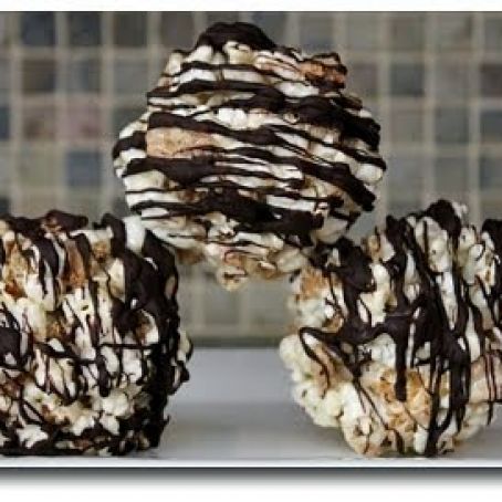S'Mores Popcorn Balls