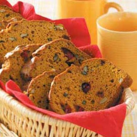 Cranberry Pumpkin Bread