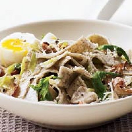 Creamy Buckwheat Pasta with Wild Mushrooms